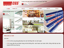 Tablet Screenshot of cgs.com.vn